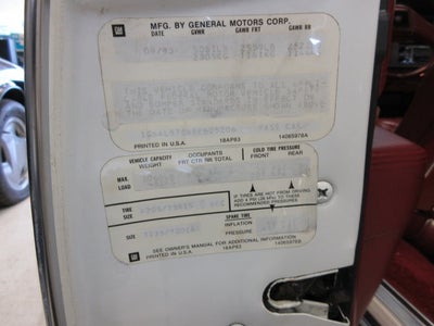 1984 Cadillac ELDERADO Base
