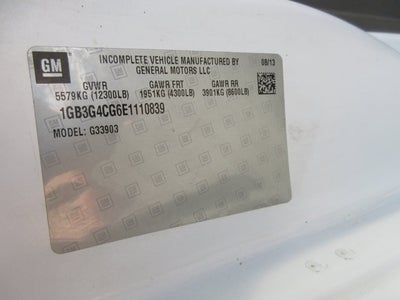 2014 Chevrolet Express Commercial Cutaway 16' BOX TRUCLK 16 FOOT BOX TRUCK