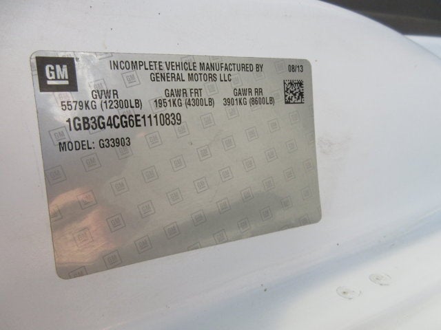 2014 Chevrolet Express Commercial Cutaway 16' BOX TRUCLK 16 FOOT BOX TRUCK