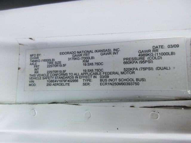 2009 Chevrolet CC4500 24 PASSENGER BUS