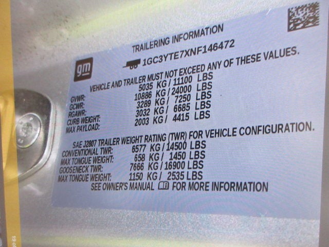 2022 Chevrolet Silverado 3500HD Z71 LONG BED, SNOW PLOW