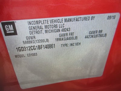 2011 GMC Sierra 3500HD DUMP TRUCK