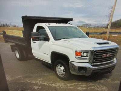 2019 GMC Sierra 3500HD. DIESEL, 4X4 MASON DUMP 4WD Reg Cab 137.5" WB, 59.06" CA