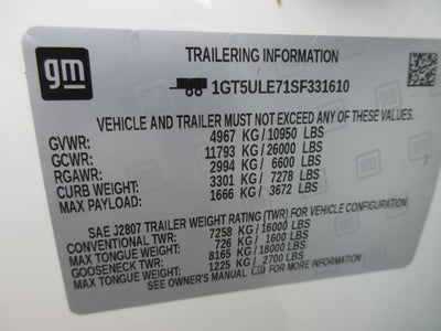 2025 GMC Sierra 2500HD, 8' LONG BED Pro