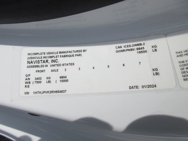 2024 Chevrolet Silverado MD 5500 DUMP TRUCK,4X4 DIESEL Work Truck