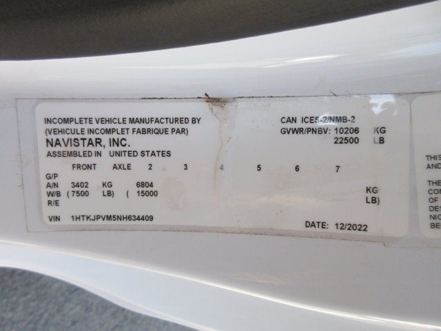 2022 Chevrolet Silverado MD HOOK LIFT, 4X4 Work Truck