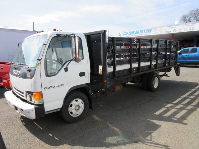 2003 Isuzu NPR 17 FOOT FLATBED, 16' STAKE BED
