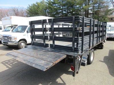 2003 Isuzu NPR 17 FOOT FLATBED, 16' STAKE BED
