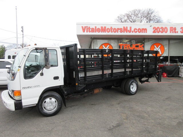 2003 Isuzu NPR 17 FOOT FLATBED, 16' STAKE BED