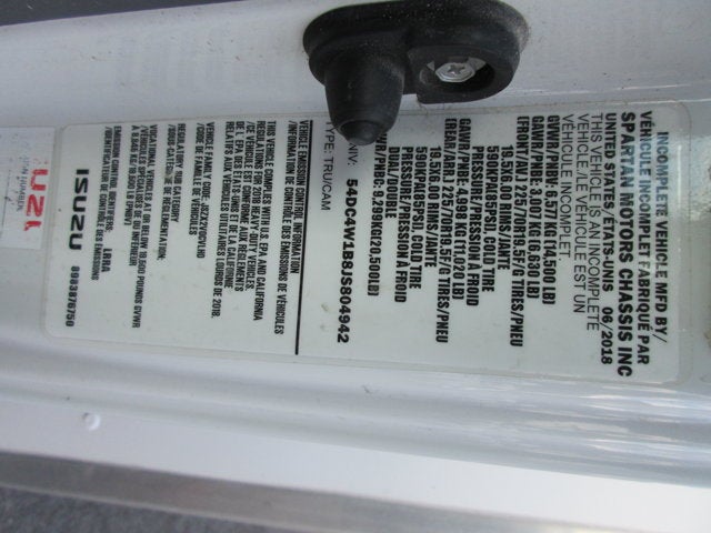 2018 ISUZU NPR ENCLOSED SERVICE TRUCK NPR