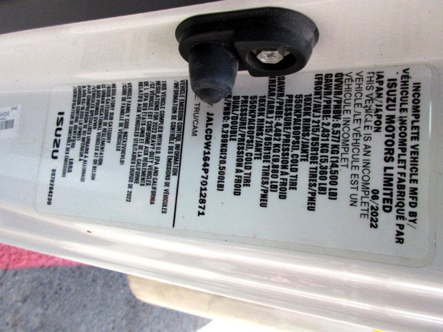 2023 Chevrolet 4500HD LCF Diesel 14' BOX TRUCK