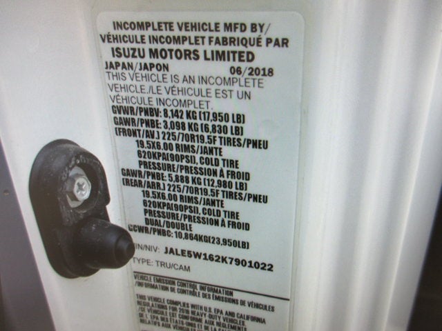 2019 ISUZU NQR 22' STAKE BED,DIESEL Base