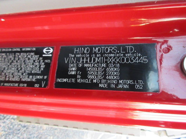 2019 Hino 155 LANDSCAPE DUMP TRUCK